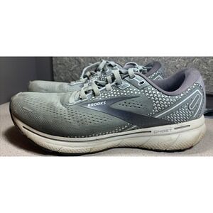 Brooks Ghost 14 Grey Alloy/Oyster Sneakers for Men - Size 10.5 D - Running Shoes